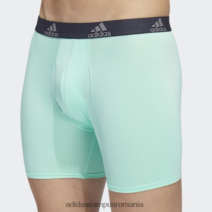 adidas campus romania Boxer de performanta menta 3 perechi bărbați mentă/cerneală/gri J266N221916
