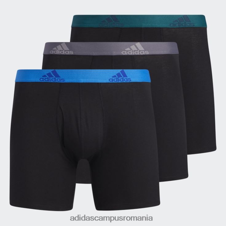 adidas campus romania Boxer din bumbac elastic 3 perechi negru adidas bărbați negru J266N221924