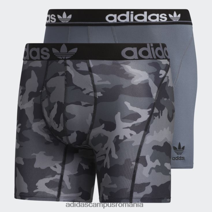 adidas campus romania Boxer negru trefoil 2 perechi adidas bărbați negru/onix J266N221915
