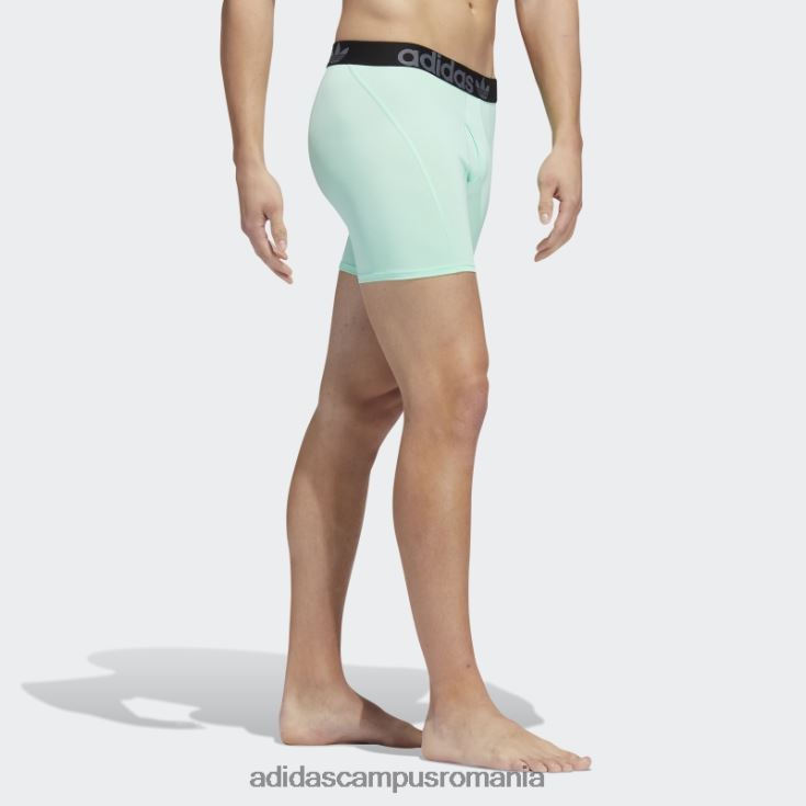 adidas campus romania Boxer slip trefoil menta 2 perechi bărbați mentă/negru/onix J266N221922