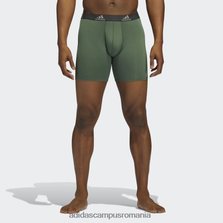 adidas campus romania boxer de performanta 3 perechi verde oxid adidas bărbați oxid verde J266N221912