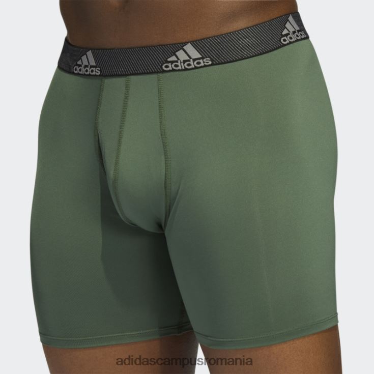 adidas campus romania boxer de performanta 3 perechi verde oxid adidas bărbați oxid verde J266N221912