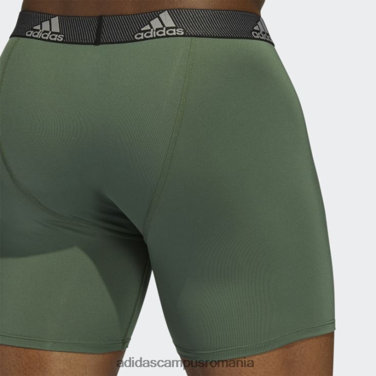 adidas campus romania boxer de performanta 3 perechi verde oxid adidas bărbați oxid verde J266N221912
