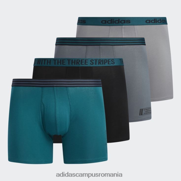 adidas campus romania boxer din bumbac 4 perechi adidas verde inchis bărbați verde inchis J266N221918