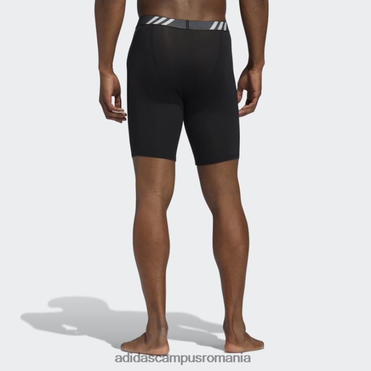 adidas campus romania boxer lungi din plasa performanta 3 perechi negru bărbați negru J266N221896