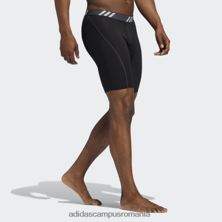 adidas campus romania boxer lungi din plasa performanta 3 perechi negru bărbați negru J266N221896