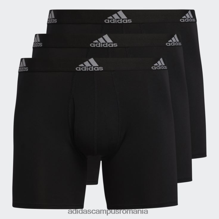 adidas campus romania slip boxer performant 3 perechi negru bărbați negru J266N221889