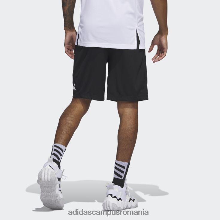 adidas campus romania insigna neagră a legendelor modei de pantaloni scurți sport bărbați negru J266N221014
