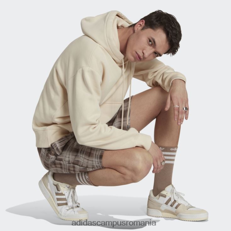 adidas campus romania pantaloni scurți adidas cu imprimeu maro cretos bărbați maro cretos J266N221003