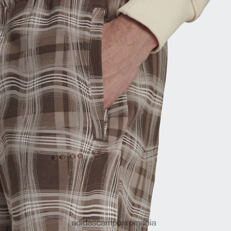 adidas campus romania pantaloni scurți adidas cu imprimeu maro cretos bărbați maro cretos J266N221003