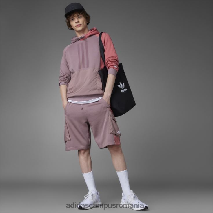 adidas campus romania pantaloni scurți colorblock french terry violet adidas bărbați Violet J266N221018