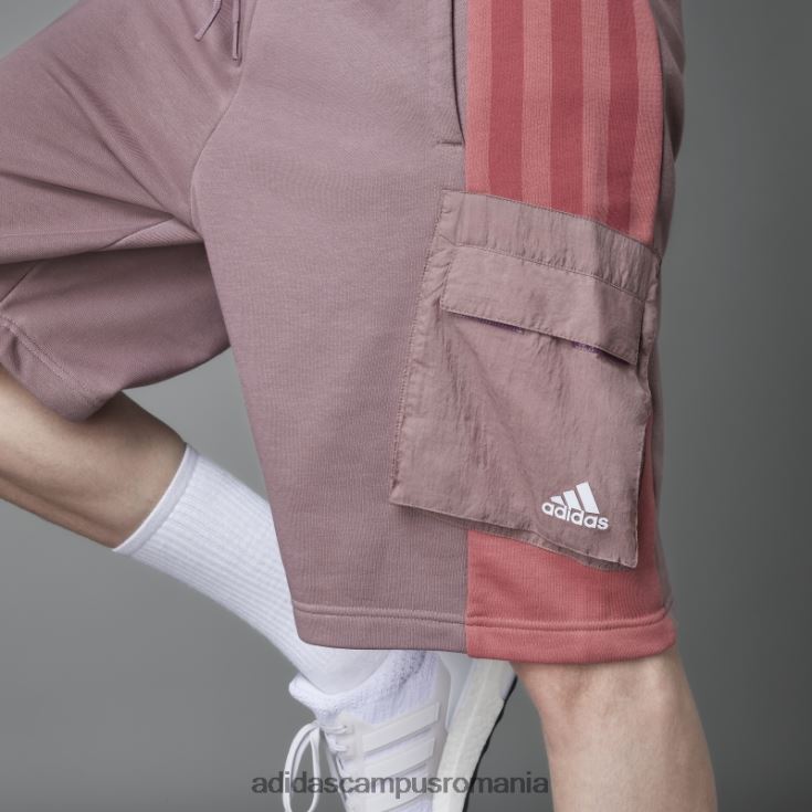 adidas campus romania pantaloni scurți colorblock french terry violet adidas bărbați Violet J266N221018