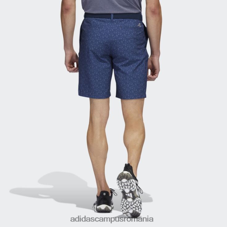 adidas campus romania pantaloni scurți de golf imprimați ultimate365 de nouă inci, bleumarin, adidas bărbați bleumarin/alb J266N221120