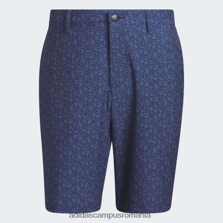 adidas campus romania pantaloni scurți de golf imprimați ultimate365 de nouă inci, bleumarin, adidas bărbați bleumarin/alb J266N221120