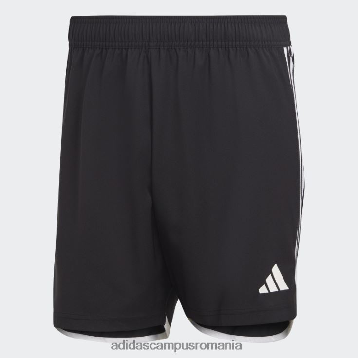 adidas campus romania pantaloni scurți de meci competiție tiro 23 negru adidas bărbați alb negru J266N221084