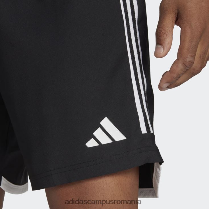 adidas campus romania pantaloni scurți de meci competiție tiro 23 negru adidas bărbați alb negru J266N221084