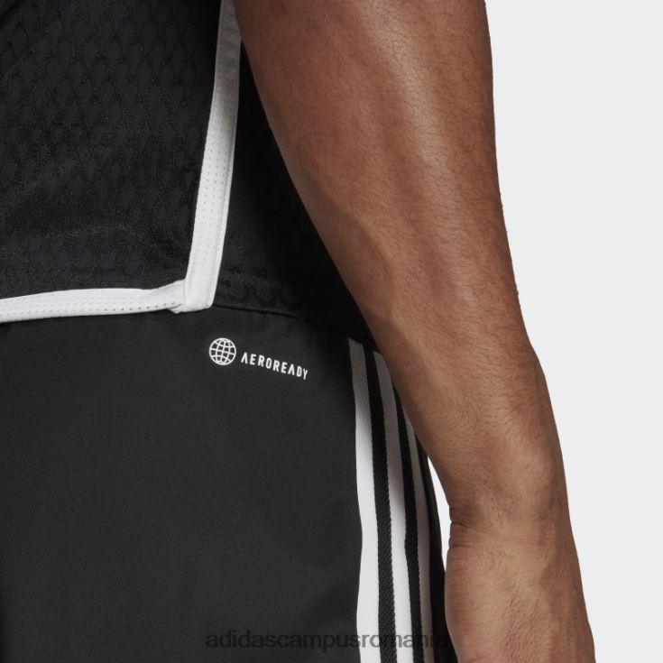 adidas campus romania pantaloni scurți de meci competiție tiro 23 negru adidas bărbați alb negru J266N221084