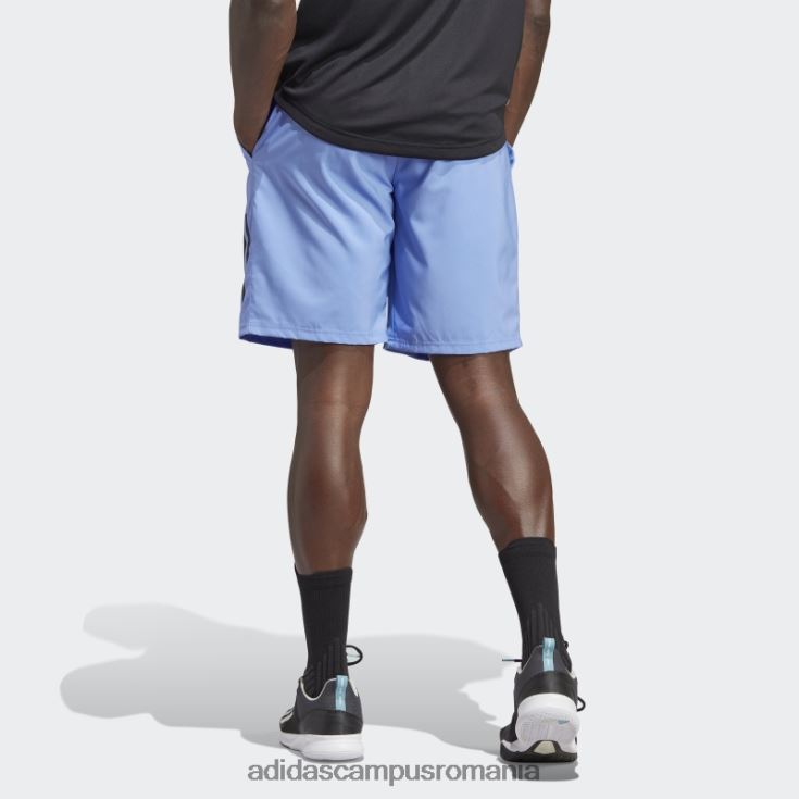 adidas campus romania pantaloni scurți de tenis club 3 dungi albastru bărbați albastru J266N221032
