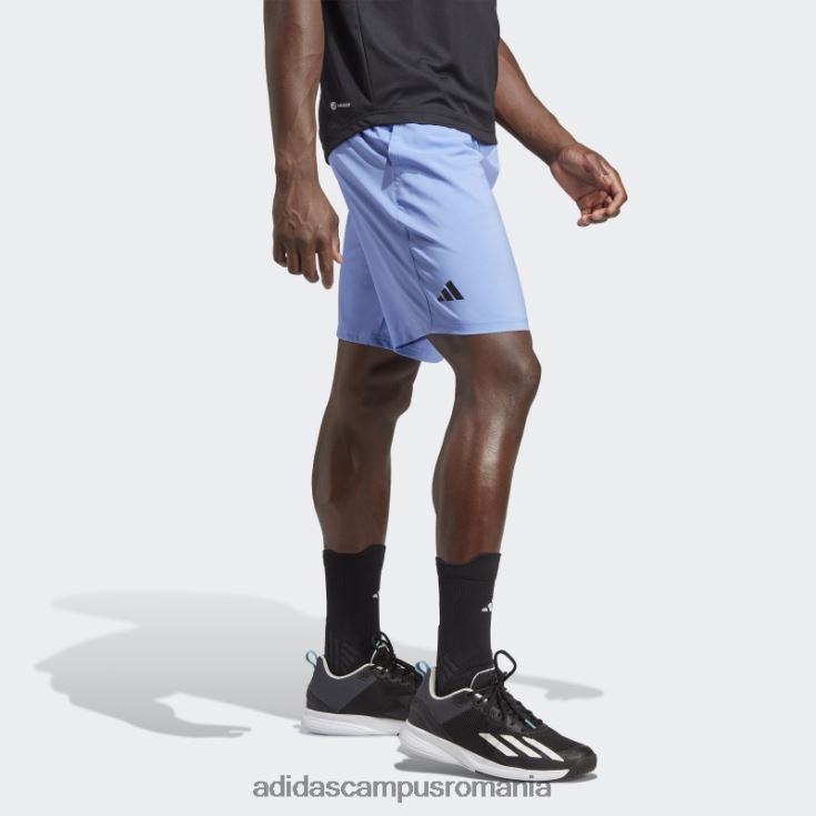 adidas campus romania pantaloni scurți de tenis club 3 dungi albastru bărbați albastru J266N221032