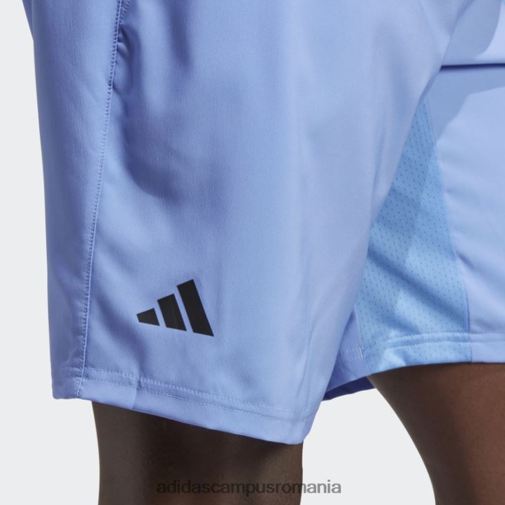 adidas campus romania pantaloni scurți de tenis club 3 dungi albastru bărbați albastru J266N221032