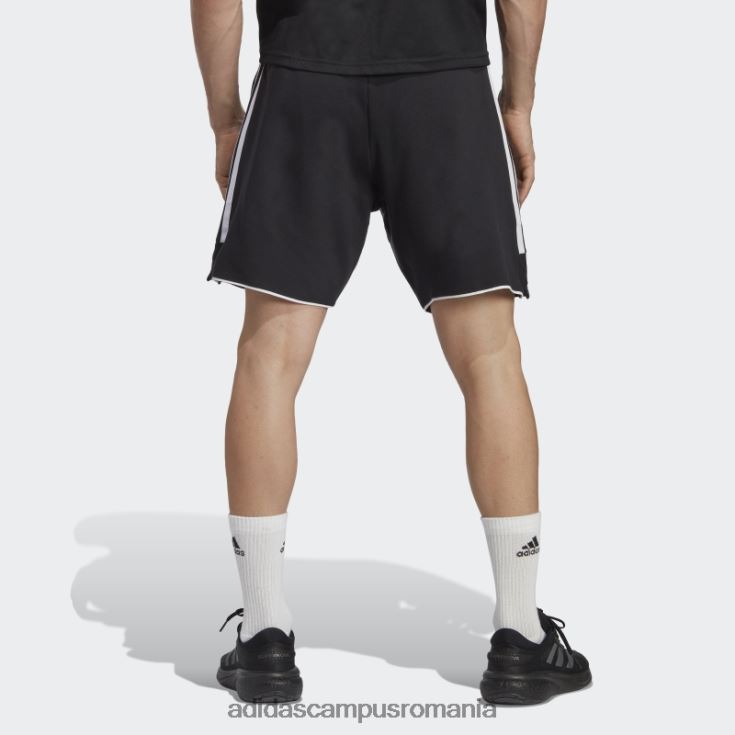 adidas campus romania pantaloni scurți eleganti de transpirație tiro 23 league negru bărbați negru J266N221115