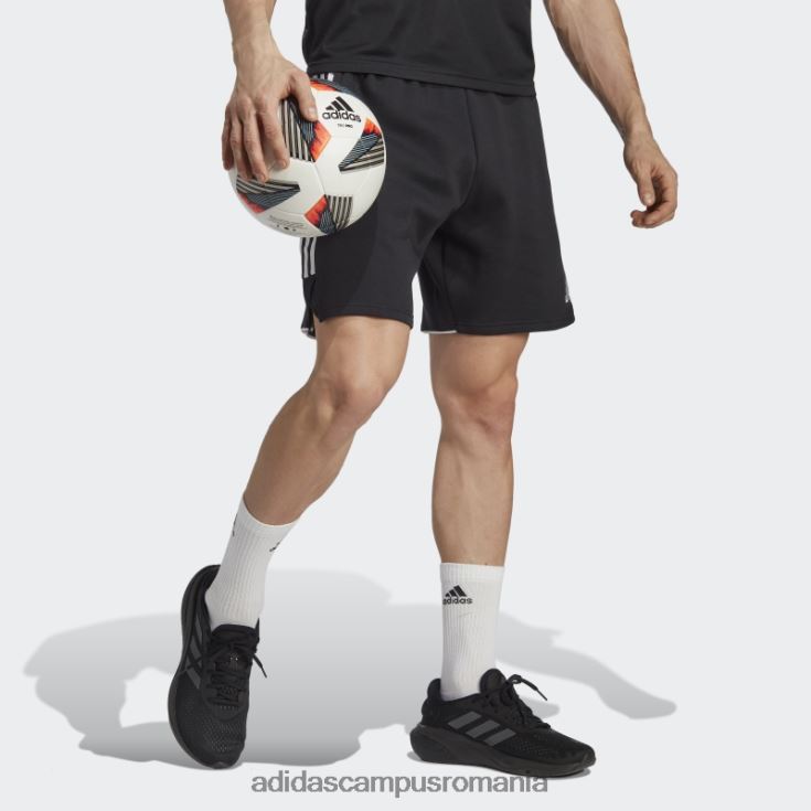 adidas campus romania pantaloni scurți eleganti de transpirație tiro 23 league negru bărbați negru J266N221115