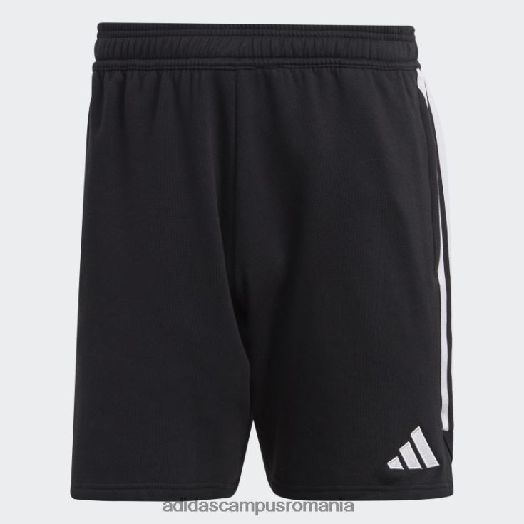 adidas campus romania pantaloni scurți eleganti de transpirație tiro 23 league negru bărbați negru J266N221115