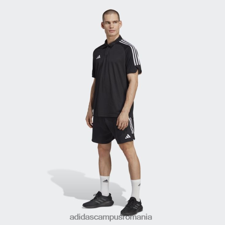 adidas campus romania pantaloni scurți eleganti de transpirație tiro 23 league negru bărbați negru J266N221115
