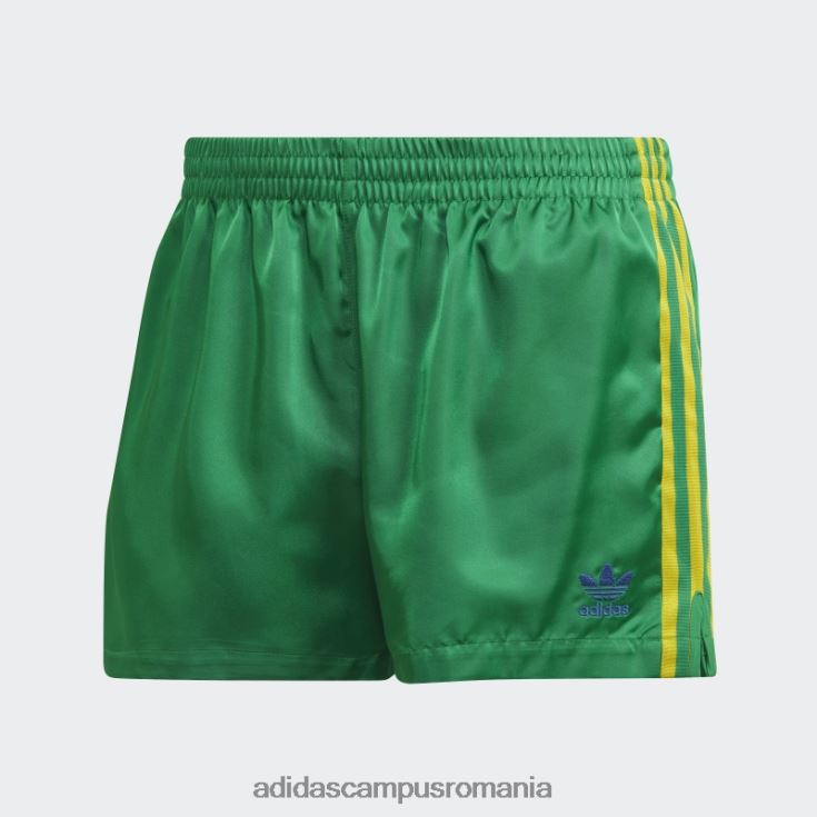 adidas campus romania pantaloni scurți țesuți verzi bărbați verde/albastru îndrăzneț J266N221043