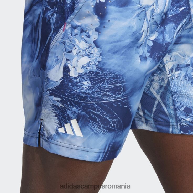 adidas campus romania pantaloni scurți grafici de tenis ergo alb fierbinte melbourne bărbați multicolor/albastru victorie/alb J266N221065