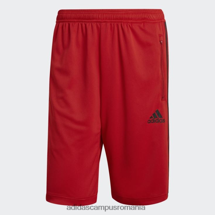 adidas campus romania pantaloni scurți primeblue cu 2 mișcări și 3 dungi, cu design la cald, stacojiu bărbați stacojiu/negru J266N221016