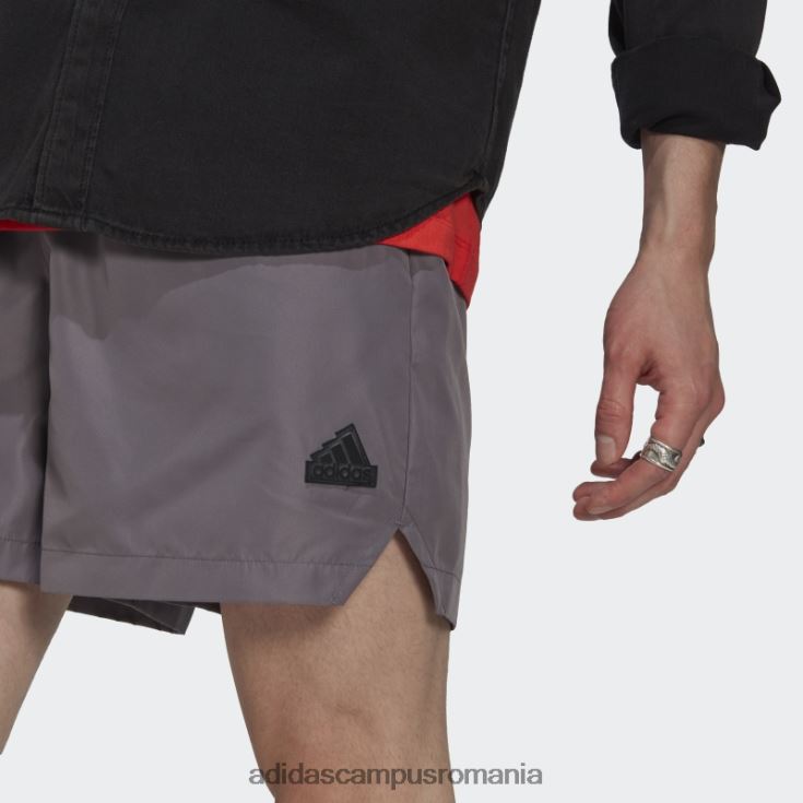 adidas campus romania pantaloni scurți tech trace gri bărbați urmă gri J266N221088