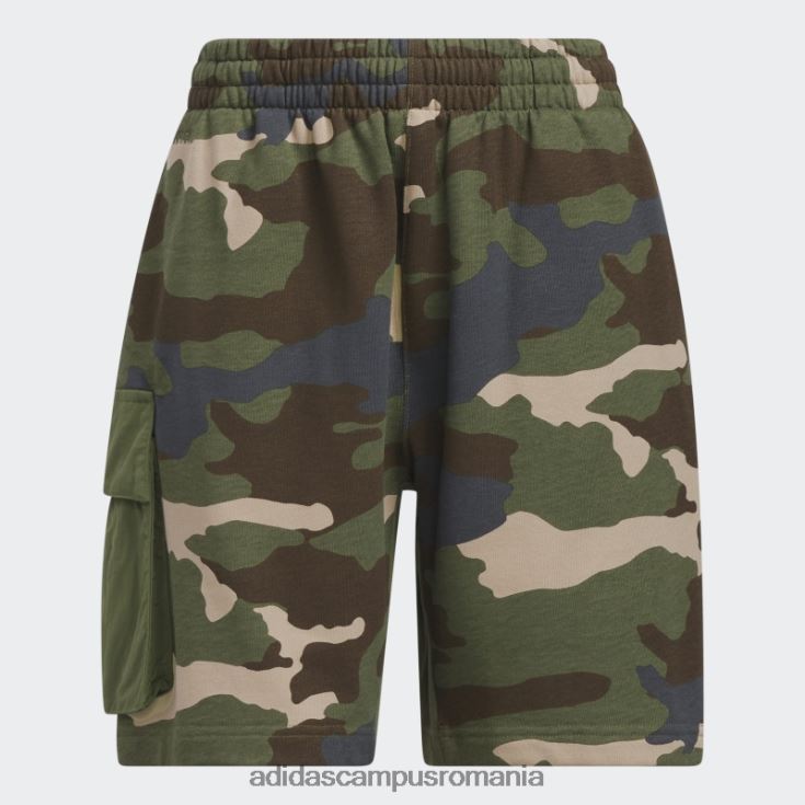 adidas campus romania pantaloni scurți terry cu imprimeu camo (toate genurile) bărbați imprimeu camo J266N221011
