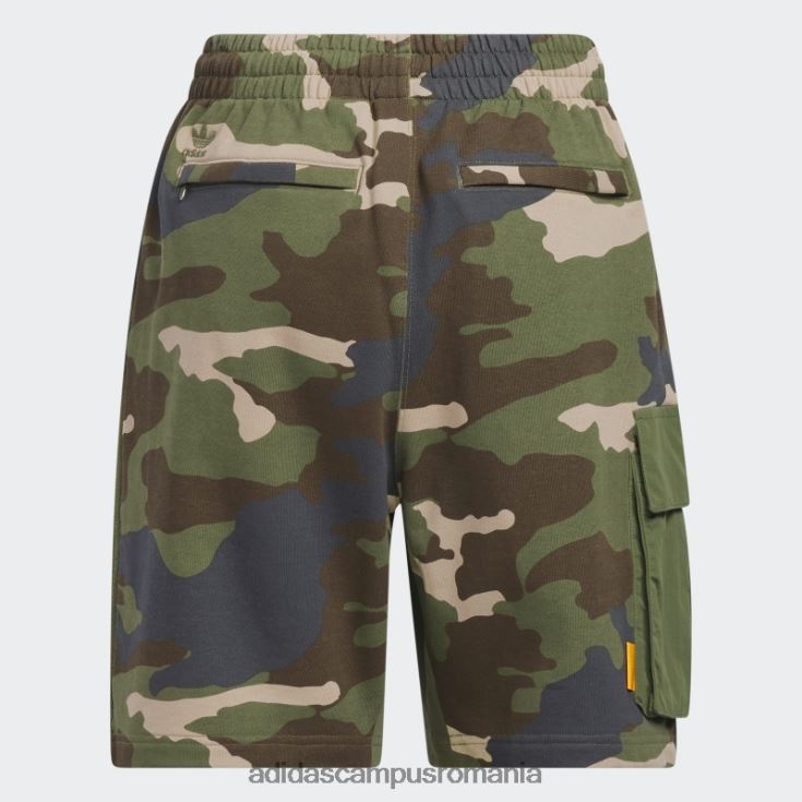 adidas campus romania pantaloni scurți terry cu imprimeu camo (toate genurile) bărbați imprimeu camo J266N221011