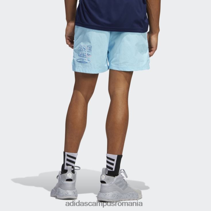 adidas campus romania pantaloni scurți trandafir albastru bărbați albastru J266N221094