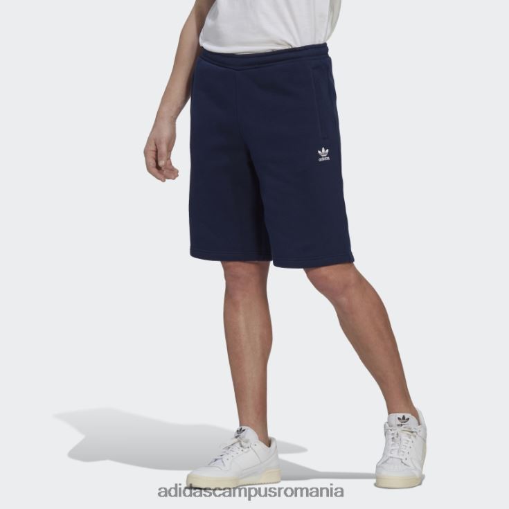adidas campus romania pantaloni scurți trefoil adicolor essentials night indigo bărbați indigo de noapte J266N221019