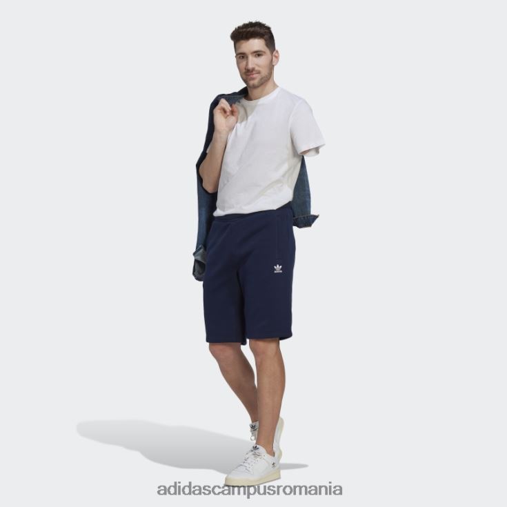 adidas campus romania pantaloni scurți trefoil adicolor essentials night indigo bărbați indigo de noapte J266N221019