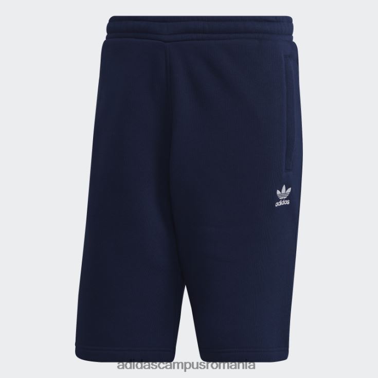 adidas campus romania pantaloni scurți trefoil adicolor essentials night indigo bărbați indigo de noapte J266N221019