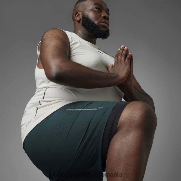 adidas campus romania pantaloni scurți verde authentic balance yoga 2-în-1 bărbați verde J266N21210
