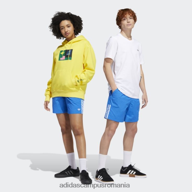 adidas campus romania pasăre albastră skateboarding apă scurtă (gen neutru) adidas bărbați pasăre albastră/albă J266N221045