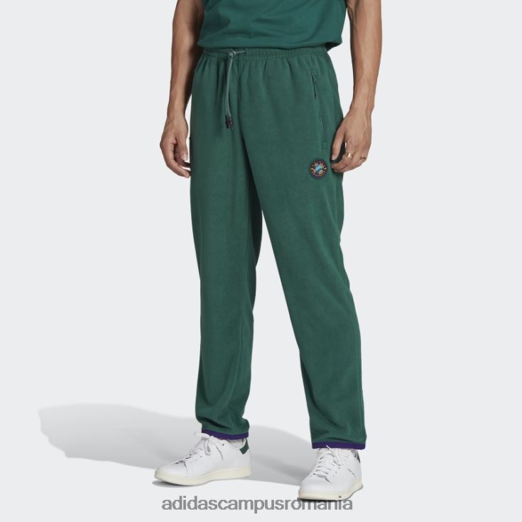 adidas campus romania Wander hour pantaloni polar fleece verzi bărbați verde J266N221296