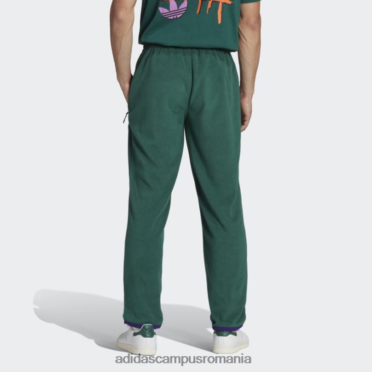 adidas campus romania Wander hour pantaloni polar fleece verzi bărbați verde J266N221296