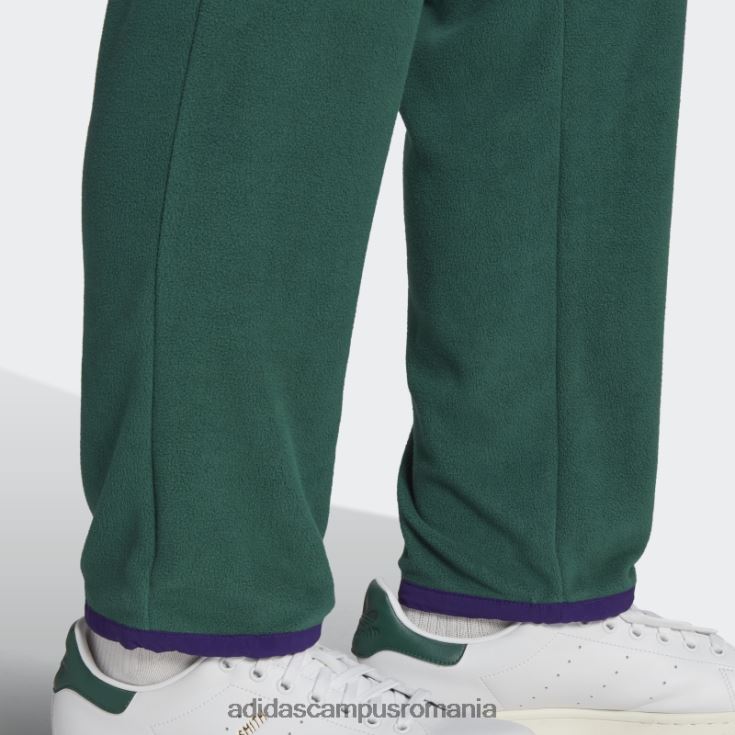 adidas campus romania Wander hour pantaloni polar fleece verzi bărbați verde J266N221296