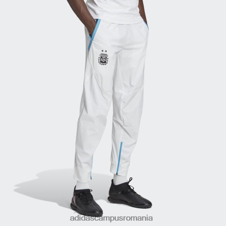 adidas campus romania argentina pantaloni de călătorie de ziua jocului albi bărbați alb J266N221242