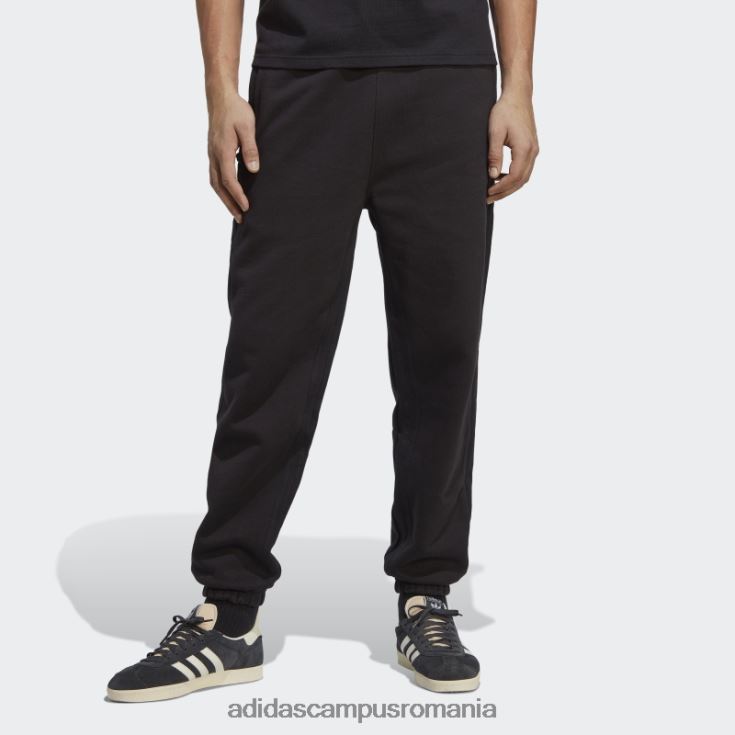 adidas campus romania blue version essentials pantaloni de trening negri bărbați negru J266N221284