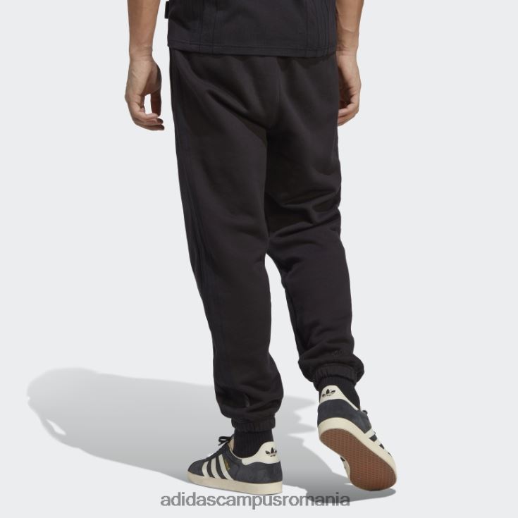 adidas campus romania blue version essentials pantaloni de trening negri bărbați negru J266N221284