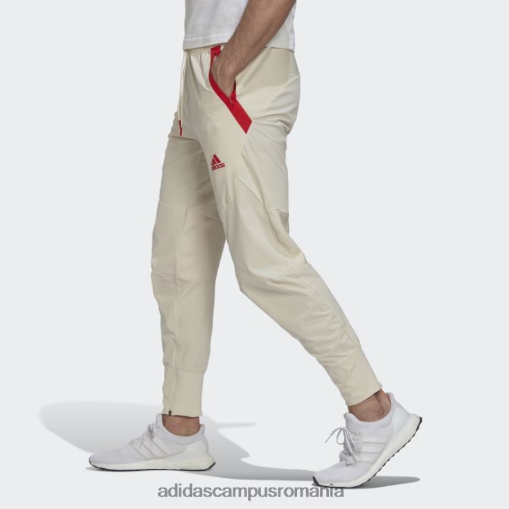 adidas campus romania conceput pentru pantaloni albi pentru ziua jocului bărbați alb J266N221163