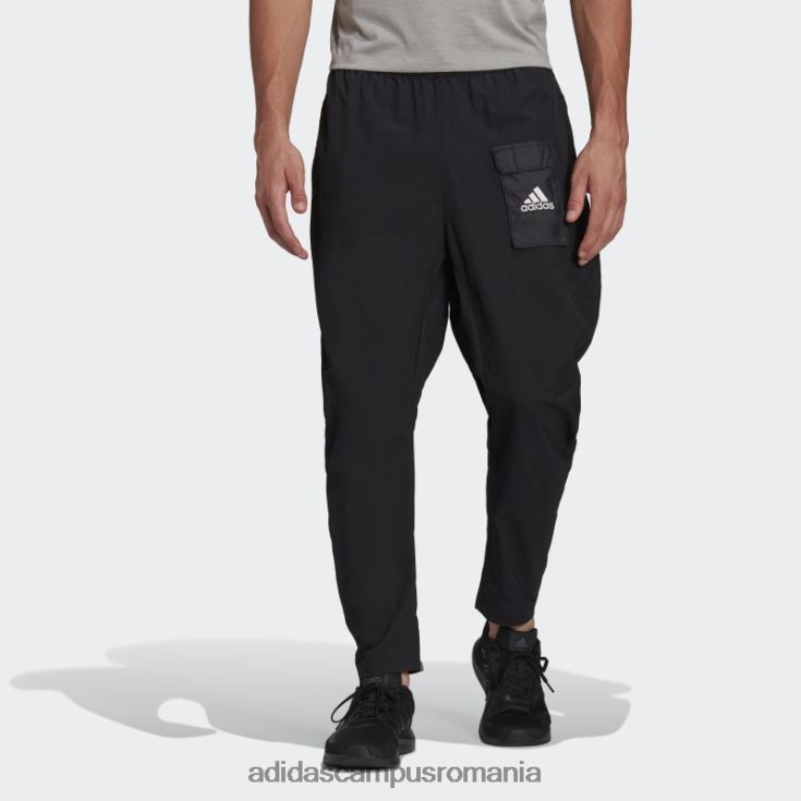 adidas campus romania esențiale brandlove țesute pantaloni 7/8 negri bărbați negru J266N221152