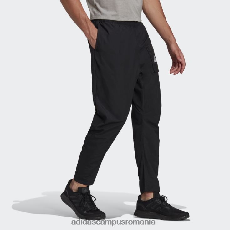 adidas campus romania esențiale brandlove țesute pantaloni 7/8 negri bărbați negru J266N221152
