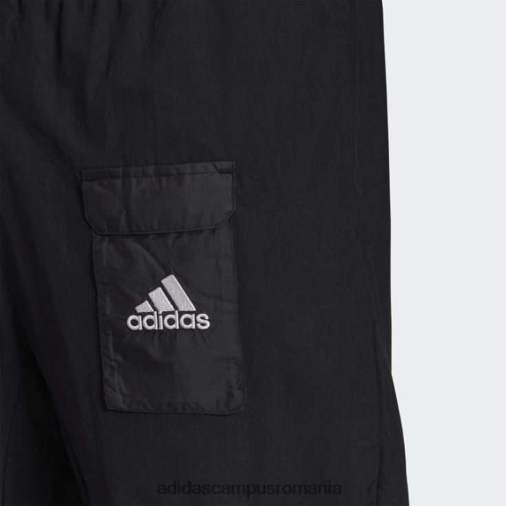 adidas campus romania esențiale brandlove țesute pantaloni 7/8 negri bărbați negru J266N221152